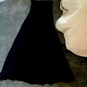 Long black skirt